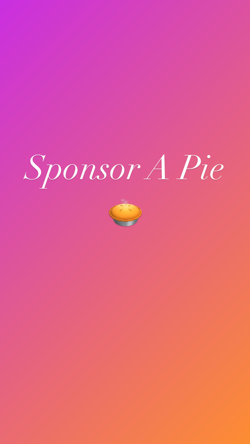 Sponsor A Pie